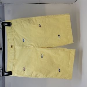 (Size 14) Vineyard Vines by Shep & Jan Pale Yellow Women's Bermuda Shorts